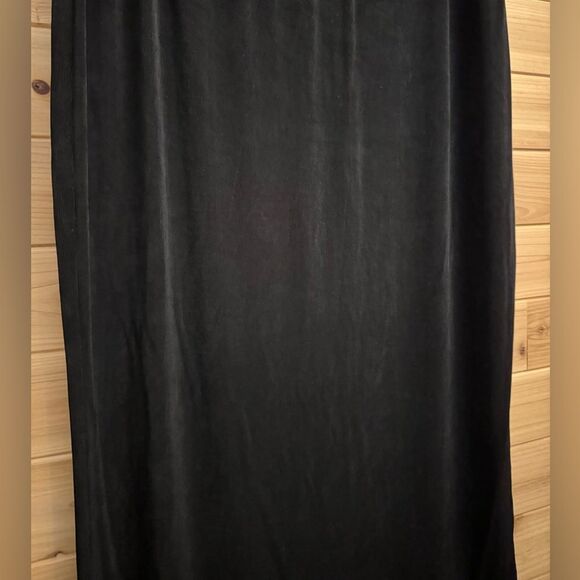 Chicos Travelers Size 2/Large Black Anti Wrinkle Elastic Waistband Skirt - Picture 4 of 9